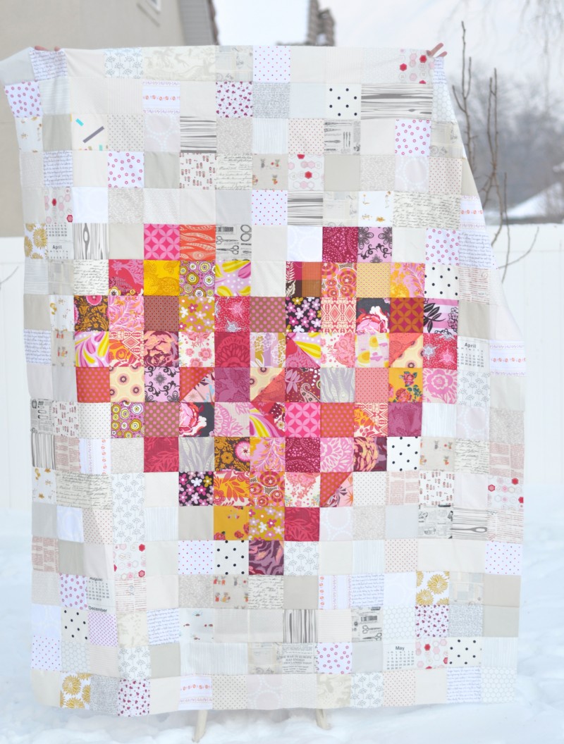Front of Heart Quilt